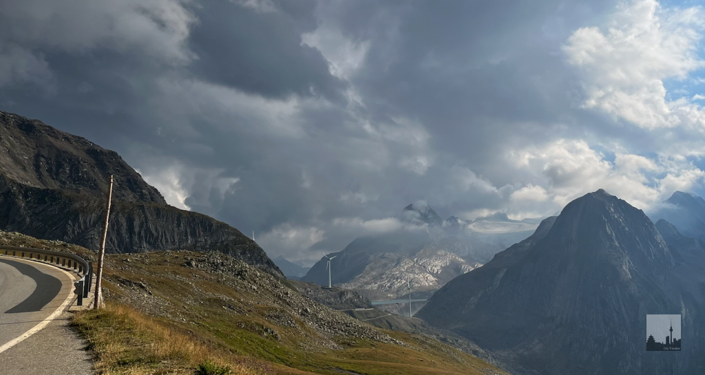 Grimselpass Furkastreet mountain view