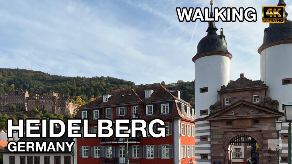 Heidelberg Walking 4k Old Town